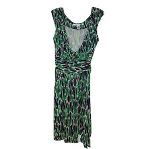 Diane von Furstenberg Women’s Size 6 Wrap Dress Celosa Sleeveless 100% Silk